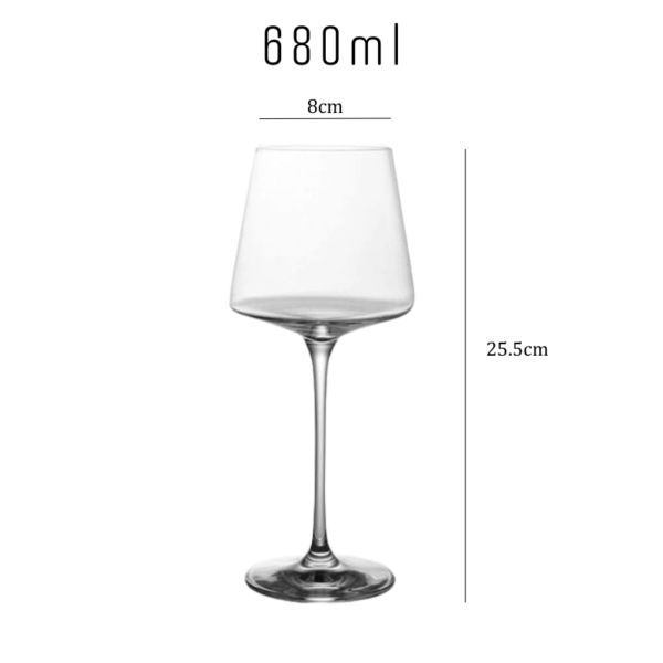 mamure Ultra-Thin Angular Crystal Wine Glasses – Modern Lightweight Stemware Set for Red & White Wine - Image 8