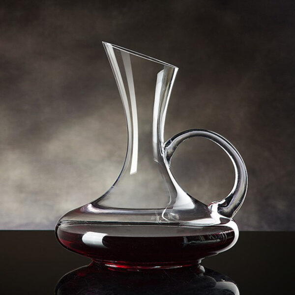 mamure Classic Crystal Wine Decanter – Elegant Glass Carafe for Red & White Wine Serving - Image 4