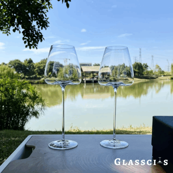 mamure Ultra-Thin Flat Bottom Wine Glasses – Modern Crystal Stemware for Red & White Wine - Image 5