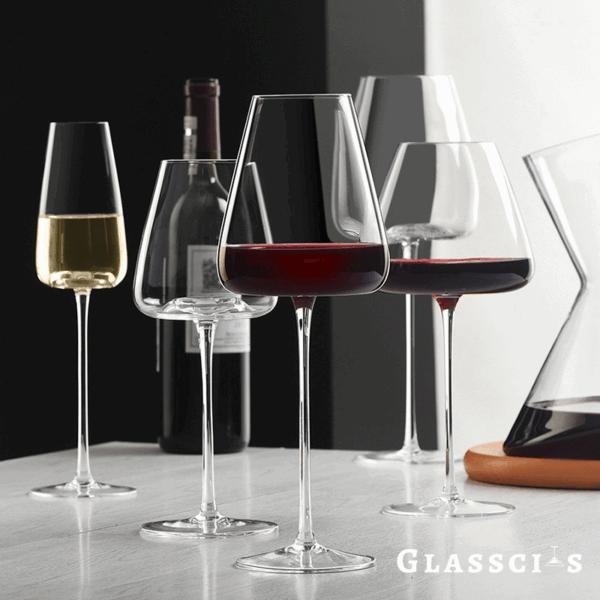 mamure Ultra-Thin Flat Bottom Wine Glasses – Modern Crystal Stemware for Red & White Wine - Image 8