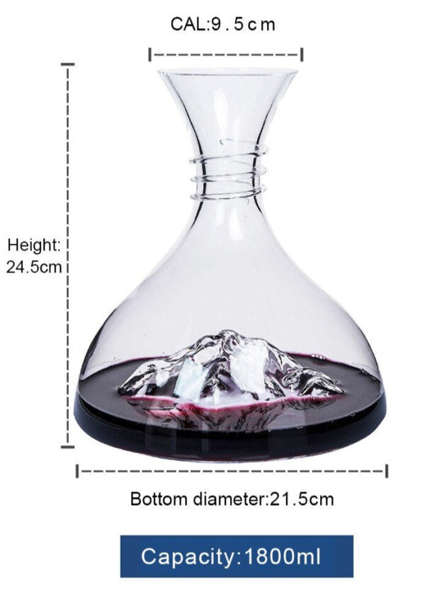 mamure Rotatable Wine Decanter with Wooden Stand – Spinning Crystal Carafe for Red & White Wine - Image 11