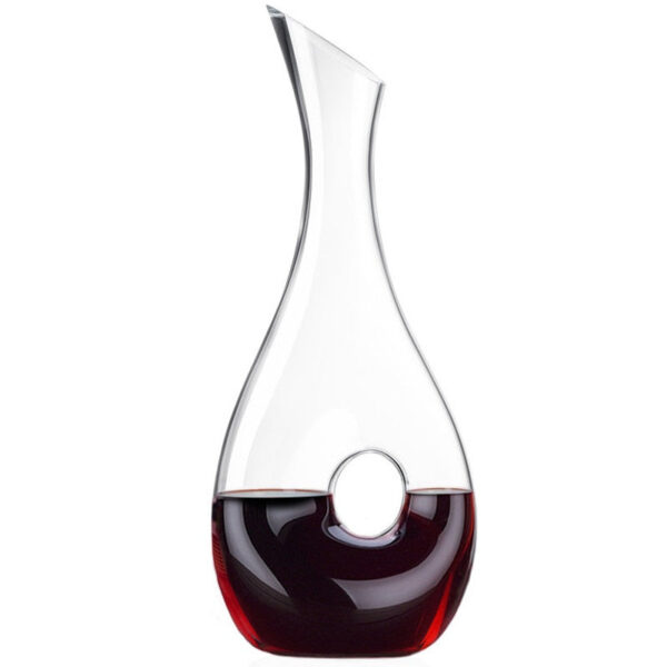 mamure Modern Stylish Wine Decanter – Elegant Crystal Carafe for Red & White Wine Aeration - Image 2