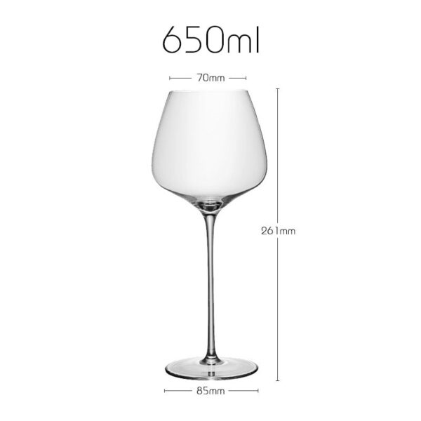 mamure Elegant Ultra-Thin Crystal Wine Glass Set – Delicate & Lightweight Stemware for Red & White Wine - Image 8