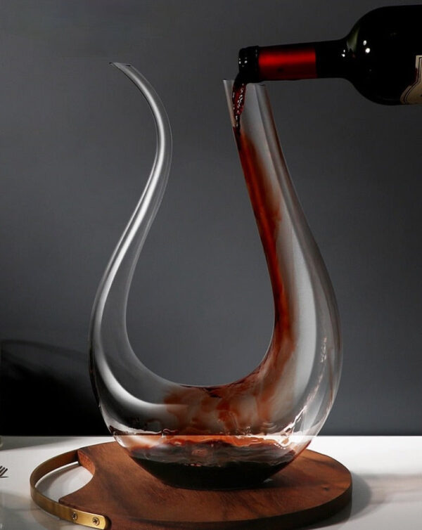 mamure Elegant Wine Decanter – Handcrafted Crystal Carafe for Red & White Wine - Image 7