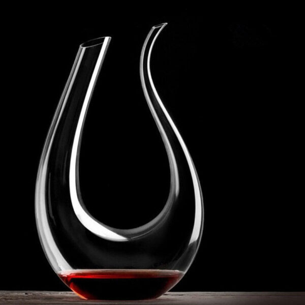 mamure Elegant Wine Decanter – Handcrafted Crystal Carafe for Red & White Wine - Image 4
